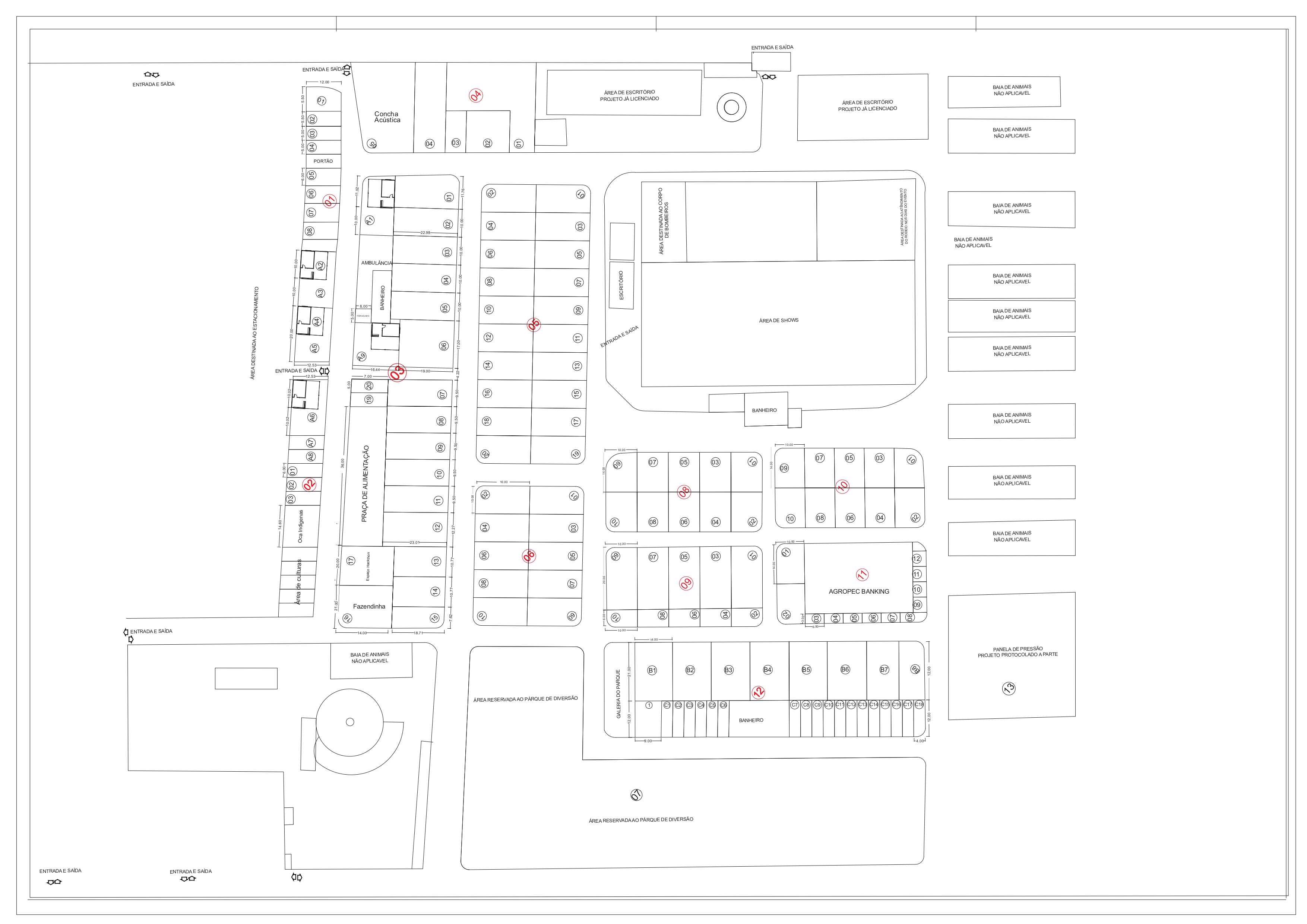 Mapa da Feira